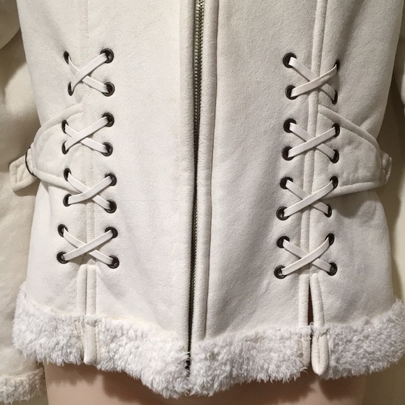 GORGEOUS Sherpa lined Victoria’s Secret jacket XS - Picture 3 of 11